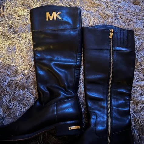 michael kors leather shopper|Michael Kors leather boots.